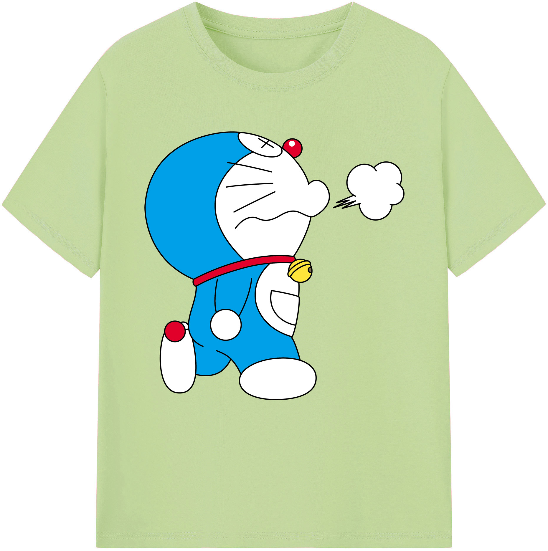 （画像用） ドラえもん Doraemon 綿100％半袖Tシャツ（フロントプリント）